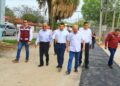 Supervisa Alcalde trabajos de rehabilitación de colector sanitario San Antonio
