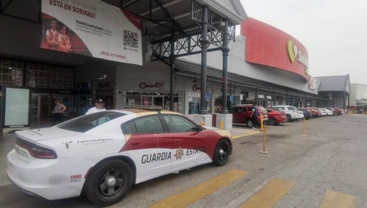 En Tamaulipas, refuerza la Guardia Estatal vigilancia en zonas comerciales