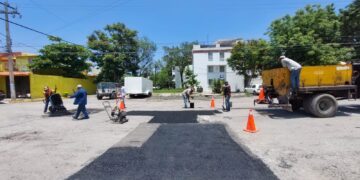 Avanza programa de bacheo en la ciudad