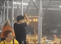 (VIDEO) Viento levanta techo de restaurante en China