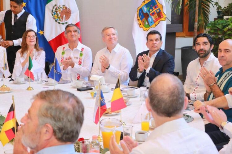 Son huéspedes distinguidos de Victoria embajadores de la Unión Europea