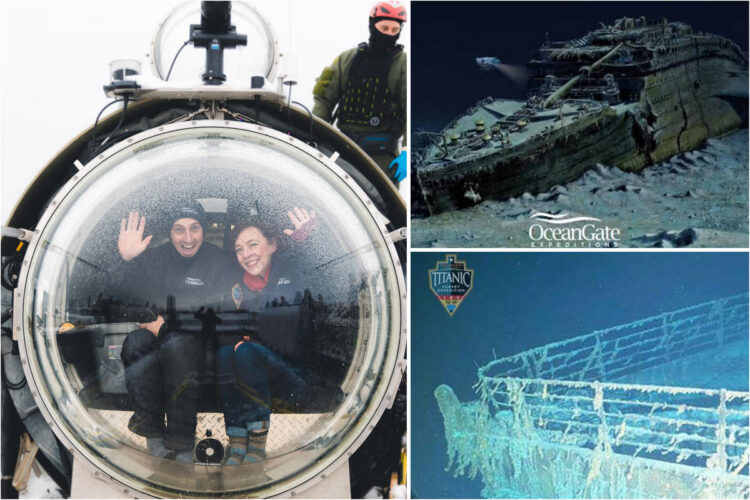 Buscan submarino que llevaba turistas al Titanic