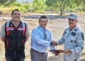 Entrega Alcalde de Victoria 10 hectáreas para la Guardia Nacional