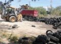 Fuera de control, la contaminación de llantas usadas en Tamaulipas