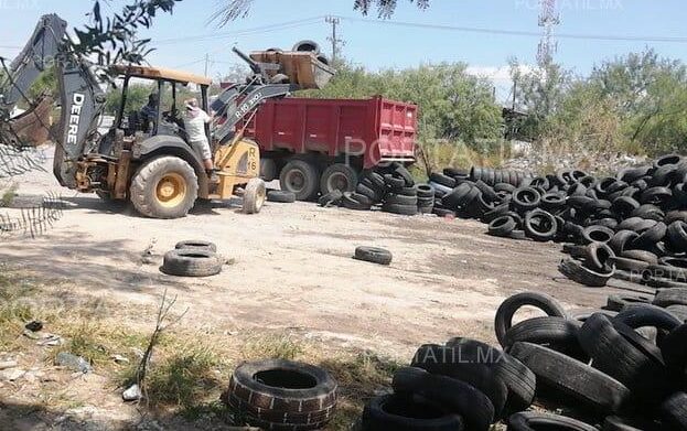 Fuera de control, la contaminación de llantas usadas en Tamaulipas