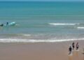 Aparecen residuos de hidrocarburos en la Playa Bagdad, de Matamoros