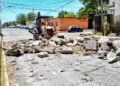 Inician obras de rehabilitación de concreto en calle 24 Berriozábal