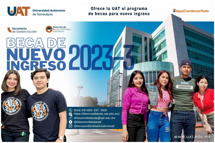 Ofrece la UAT programa de becas para estudiantes de nuevo ingreso
