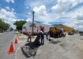 Continúa Municipio  reparando vialidades