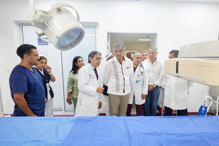 Constata Américo Villarreal avance  del Hospital del ISSSTE en Tampico