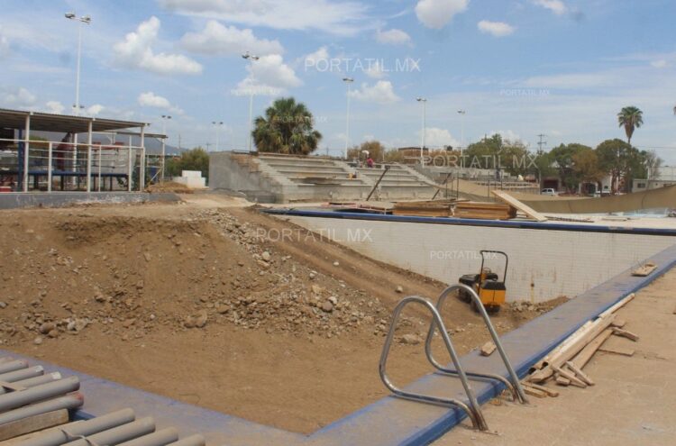 Remodelan alberca olímpica de Ciudad Victoria
