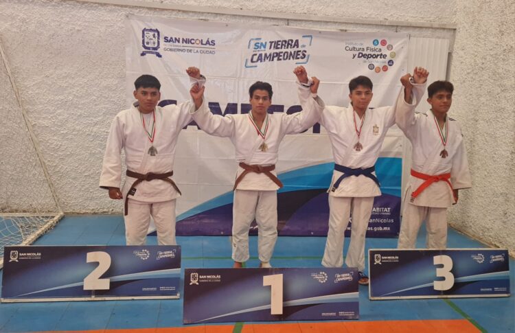 Judoka victorense gana cuatro medallas de oro en torneo nacional