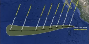 Tormenta Dora podría convertirse en huracán categoría 3