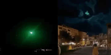 Captan posible meteorito en Turquía