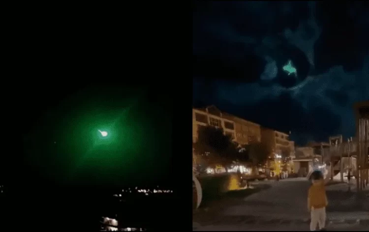 Captan posible meteorito en Turquía