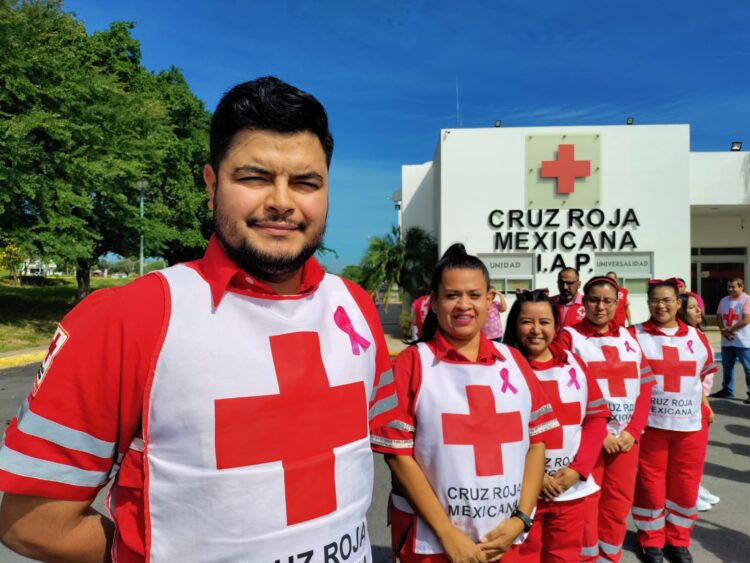 Conmemora Cruz Roja Mexicana Tamaulipas Lucha Contra el Cáncer de Mama