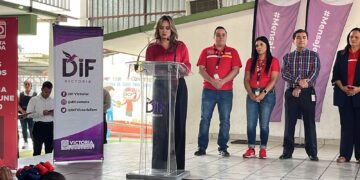 Entregan DIF y Oxxo comedores dignos a escuelas de Victoria