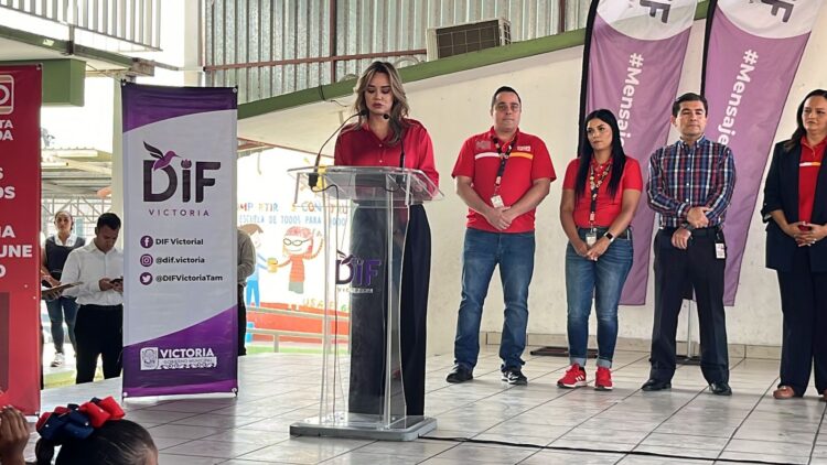 Entregan DIF y Oxxo comedores dignos a escuelas de Victoria