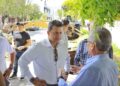 Supervisa alcalde socavón en Calle Michoacán