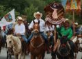 Presidente municipal de Victoria participa en cabalgata «Ruta del Cuerudo»