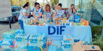 Apoya DIF Victoria a familias de Guerrero con víveres