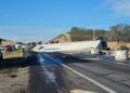 Alerta: Circulación cerrada en Carretera Federal 83 por volcadura de camión