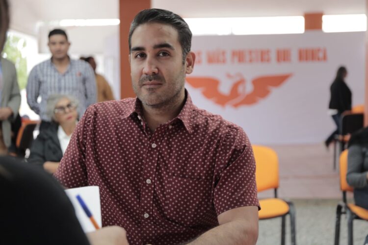 Se registró Mauricio Galán como aspirante de Movimiento Ciudadano a la alcaldía de Victoria