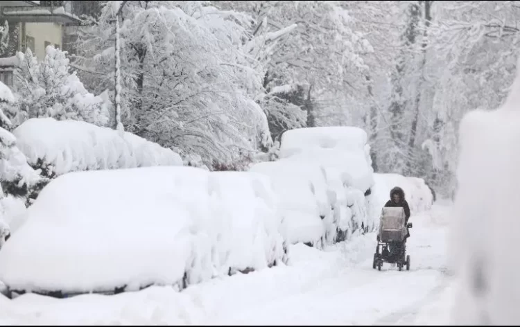 Tormenta de nieve provoca caos en Europa
