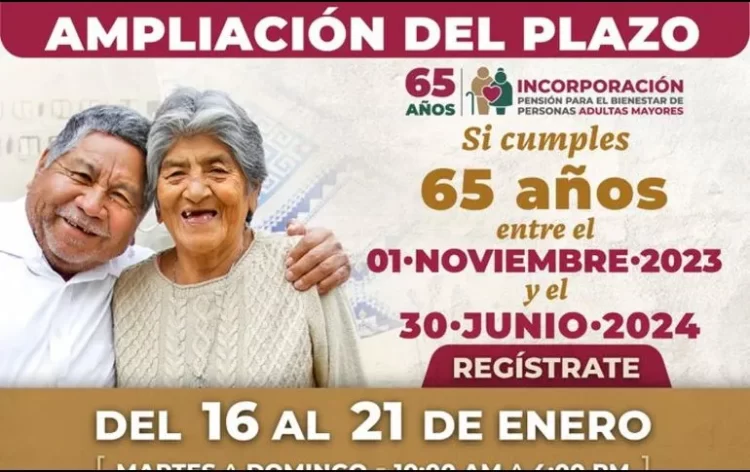 Amplían registro para la Pensión Bienestar