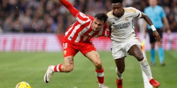 Remontada del Madrid 3 a 2 al Almería