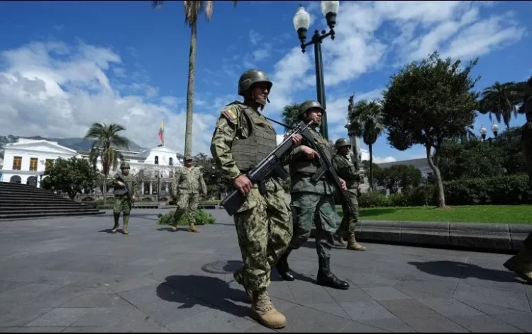Jornada violenta en Ecuador deja 70 detenidos