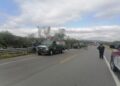 Se vuelca camión de militares en carretera de Tamaulipas