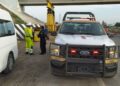 Problemas para trasladar calderas gigantes en carretera de Tamaulipas