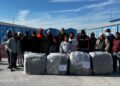 Rescatan de frío a 400 migrantes del Río Bravo