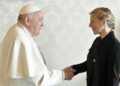 Yolanda Díaz y el Papa Francisco defienden un mundo que priorice la lucha contra el cambio climático