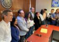 Se registran Olga Sosa y JR al senado, con el respaldo de aspirantes a diputados federales por Morena
