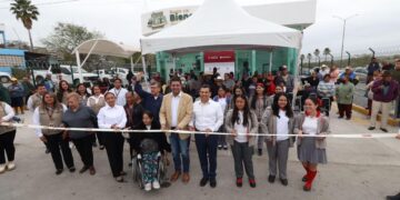 Inauguran alcalde y autoridades federales otro Banco de Bienestar