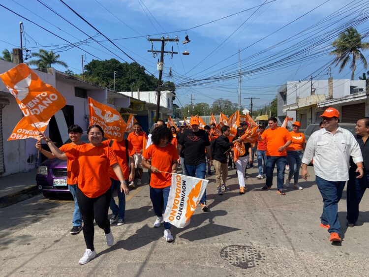 Arrancan campaña Andrea García y Draco por Movimiento Ciudadano
