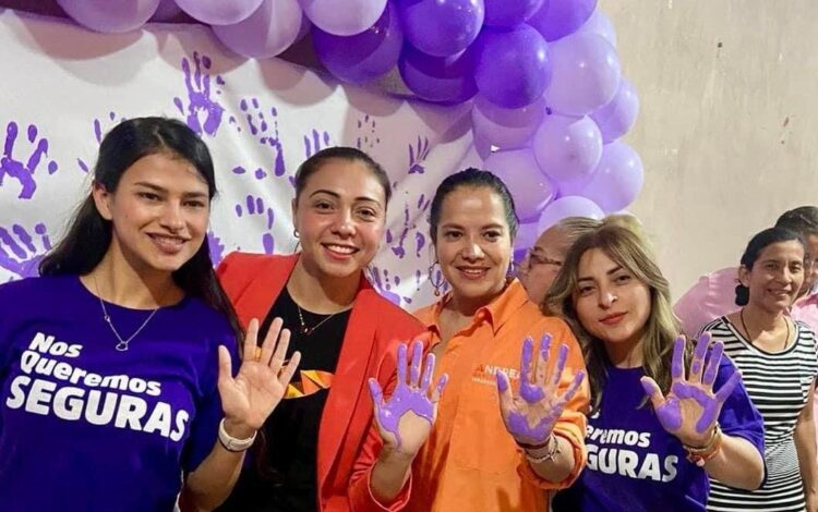 Siguen los recorridos de Andrea García por Tamaulipas