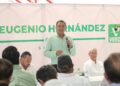 Ante sus colegas constructores, “Geño” cimienta proyectos para la zona conurbada