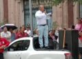 Protestan contra el secretario de Salud de Tamaulipas