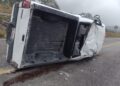 Circulación cerrada en Carretera Federal 180 por volcadura