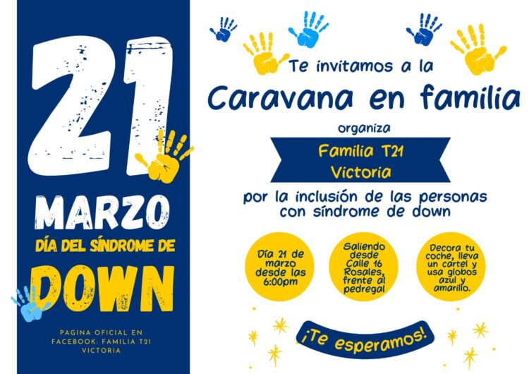 (VIDEO) Con una Caravana Familiar promoverán inclusión de personas con síndrome Down