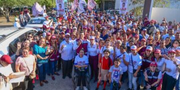 Crece ola guinda en Victoria y fortalece a Lalo Gattás