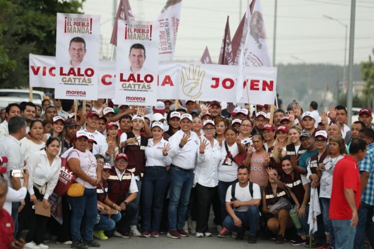 Va Lalo Gattás con paso firme a la reelección