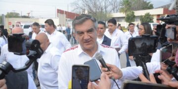 Inician trazos topográficos de la segunda línea del acueducto para Victoria: Américo Villarreal