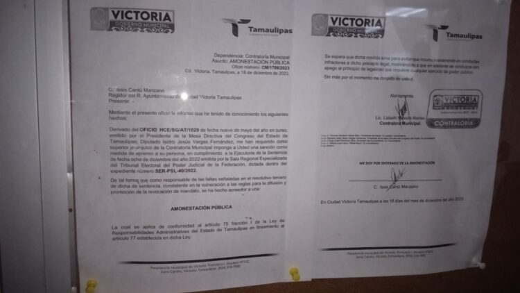 Sanciona Tribunal Electoral a regidores panistas de Victoria