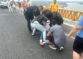 Guardia Estatal evita que un hombre se arroje del Puente Tampico