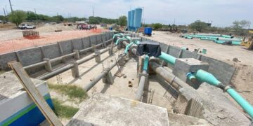 Concluyó sustitución de tuberías en rebombeo 1 y 2 del acueducto
