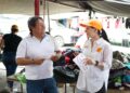 Va Mayra Benavides derecho y de frente con la gente